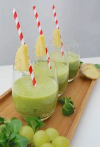 Ananas Ingwer Spinat Drink Good Food Blog