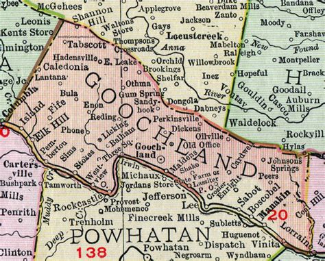 Map Of Goochland County Va - Map Of West