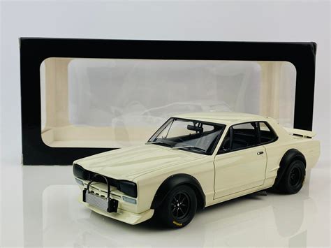 Nissan Skyline GT R KPGC 10 Racing 1972 White AUTOart 1 18 Chorzów