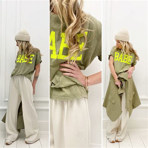 Tee Shirt BABE Kaki Cozette Lille