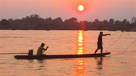 Images Gratuites khong rivière le coucher du soleil Matin des