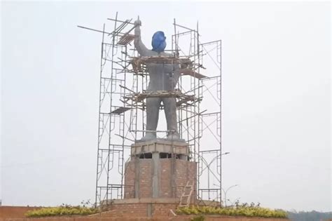 Pembangunan patung Soekarno di Banyuasin ditargetkan tuntas Desember ...