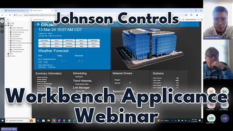 Johnson Controls Tridium Workbench Appliance Webinar YouTube