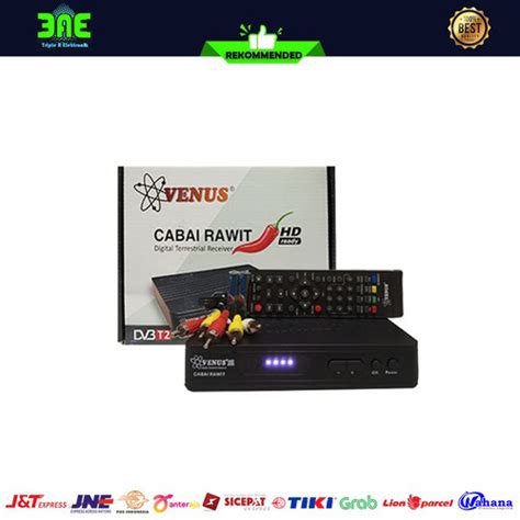 Jual Venus Cabe Rawit DVB T2 Set Top Box EWS UHF Channel Gratis Lokal