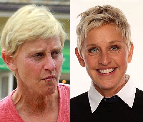 Ellen DeGeneres Goes Makeup Free & She's No Cover Girl