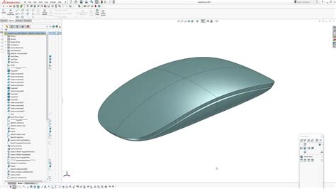 Modelling The Apple Magic Mouse Form In Solidworks Aj Design Studio Ltd