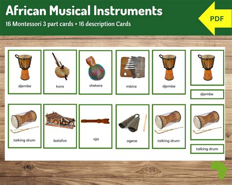 African Musical Instruments With Names And Meaning