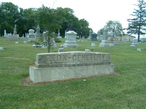 Zion Cemetery In Eaton Ohio Find A Grave Cemetery