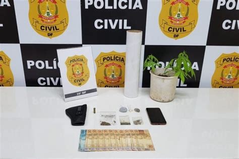 Operação Da Polícia Civil Prende Jovem Que Traficava Em Sobradinho