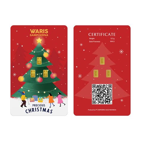 Waris Sampoerna 0 3Gr Precious Christmas Edition Sampoerna Gold