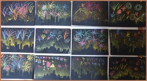 Kunst Silvester Feuerwerk Kunst Grundschule Kunst Grundschule