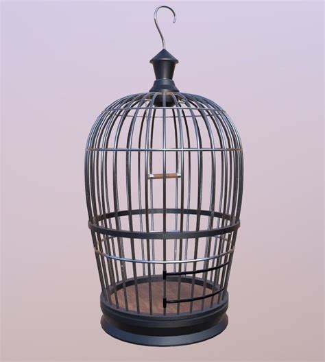 Bird Cage 3d Model Realtime Cgtrader