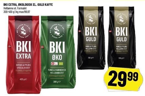 Bki extra økologisk el guld kaffe tilbud hos Løvbjerg