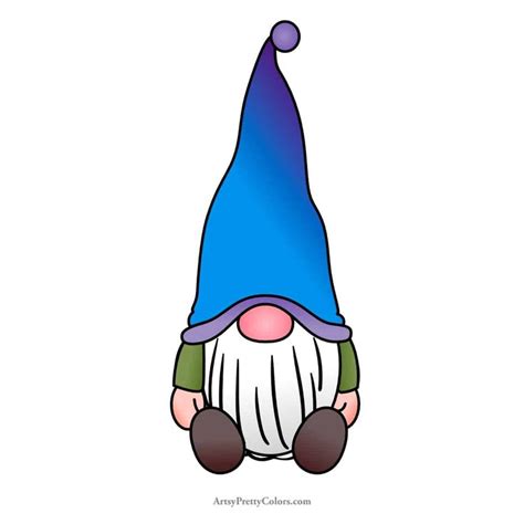 An Image Of A Gnome Sitting Down With His Legs Crossed And Eyes Closed