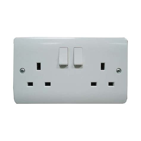 Switches And Sockets Twin Switch Socket B1