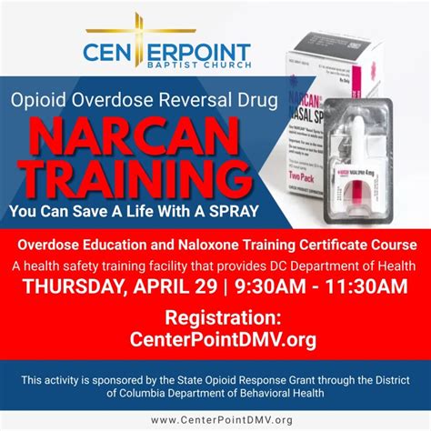 NARCAN Training – CenterPoint Church | Washington, DC