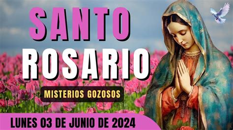 Santo Rosario Corto De Hoy Lunes 03 De JUNIO Misterios Gozosos