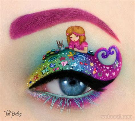 Beautiful And Creative Eye Makeup Ideas And Art Works By Tal Pele