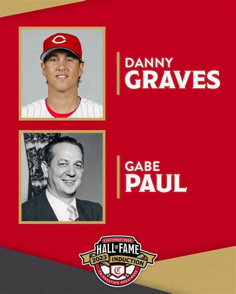 Cincinnati Reds On Twitter Just Announced Danny Graves Gabe Paul