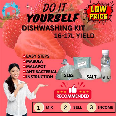 DIY DISHWASHING LIQUID KIT 15 16 LITERS YIELD Lazada PH