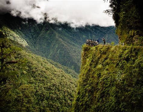 Ruta De La Muerte Entre La Paz Y Coroico Bolivia Flickr