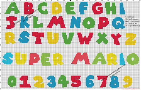 Printable Mario Letters