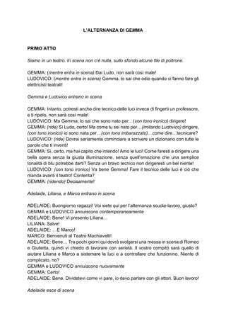 L Alternanza Di Gemma PDF