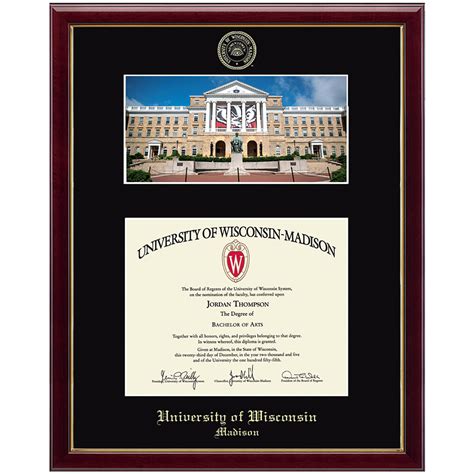 Church Hill Classics School Diploma Frame Bascom Bucky Photo