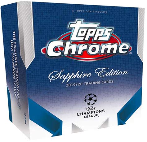 2019 20 Topps Chrome Sapphire UEFA Champions League Checklist Info