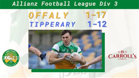 Official Offaly Gaa On Twitter Result Allianz Football League Div