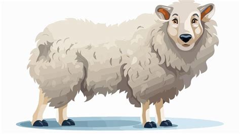 Deceptive Wolf In Sheeps Clothing Cartoon Vector Illustration Premium