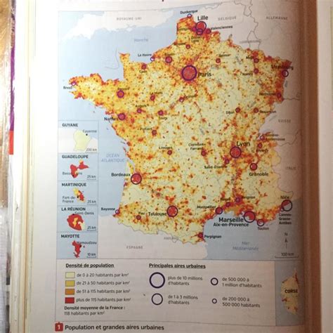 Aide svp Cest pour demain Localisez les zones de fortes densités