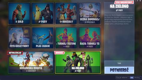 Nowy tryb Na Zielono dostępny Fortnite Polska