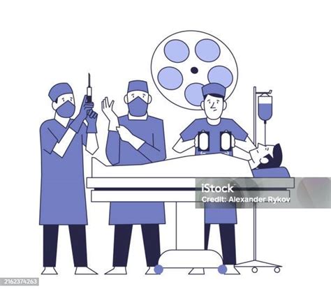 surgery scene doctors   operating room provide care   patient