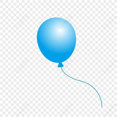 Cartoon Blue Balloon Party Balloons Party Balloon Balloon Clip Art Png