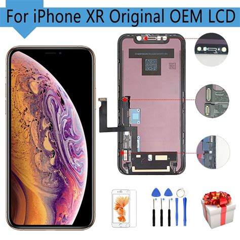 6 1 Original For Iphone XR LCD Display OEM Touch Screen Digitizer