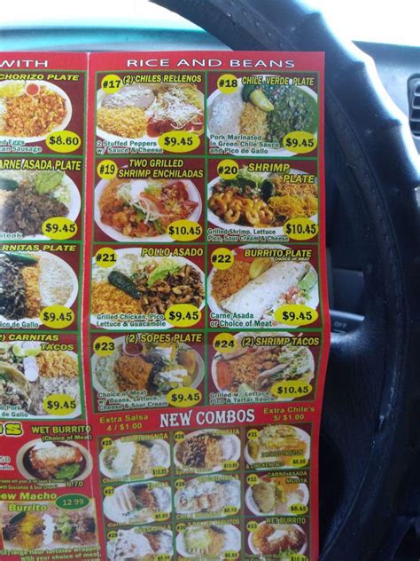 Menu at Alberto's Mexican Food restaurant, Gardena