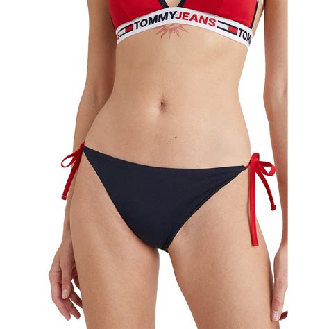 Tommy Jeans Braguita Del Bikini String Side Tie Cheeky Uw Uw Azul