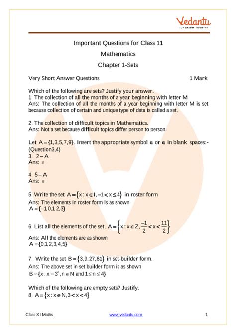 Mathematics Form 3 Chapter 1 Exercise With Answers Ncert Solutions