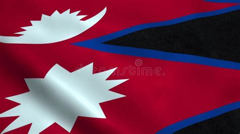 Realistic Nepal Flag Stock Illustration Illustration Of Bangladesh