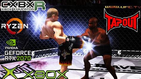 Cxbx Reloaded Ufc Tapout Original Xbox Emulator Gameplay Youtube