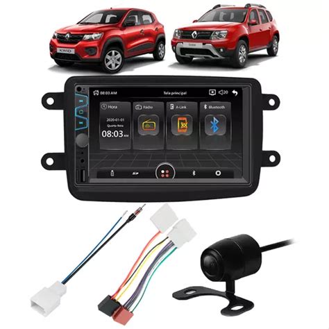 Kit Multimídia Roadstar Renault Kwid Sandero Logan Duster