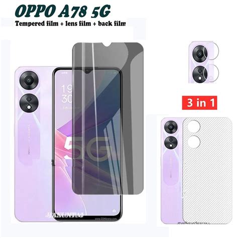 For Oppo A78 5g Tempered Glass Oppo A57 A58 Screen Protector Film Oppo A78 Realme C55 C53 C51