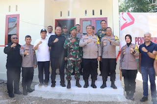 Wakapolda Aceh Hadiri Bedah Rumah Dalam Rangka Baksos Akabri Angkatan 1990