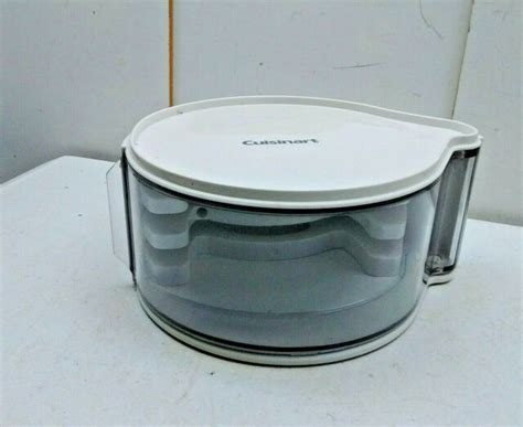 Cuisinart Food Processor 3 Disc Blade Storage Holder Case Safety Box Only White Ebay