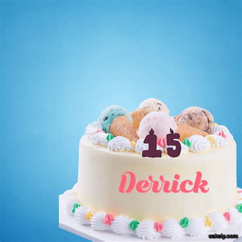 🎂 Happy Birthday Derrick Cakes 🍰 Instant Free Download