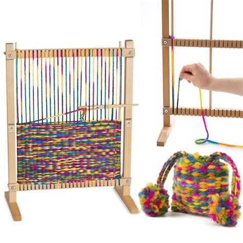 Grand métier à tisser pour enfant Kit complet