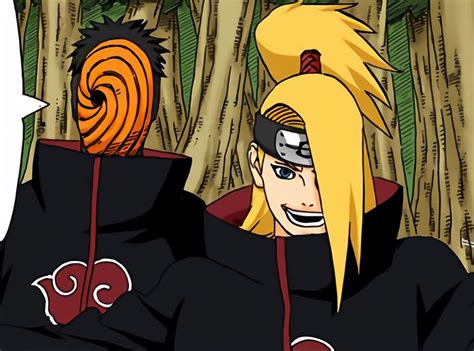 Deidara And Tobi Manga Color Anime Imagenes De Naruto Naruto