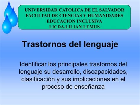 Trastornos Del Lenguaje Ppt