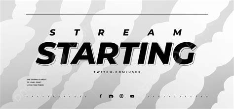 Starting Screen Streaming Stream Background Stream Starting Twitch